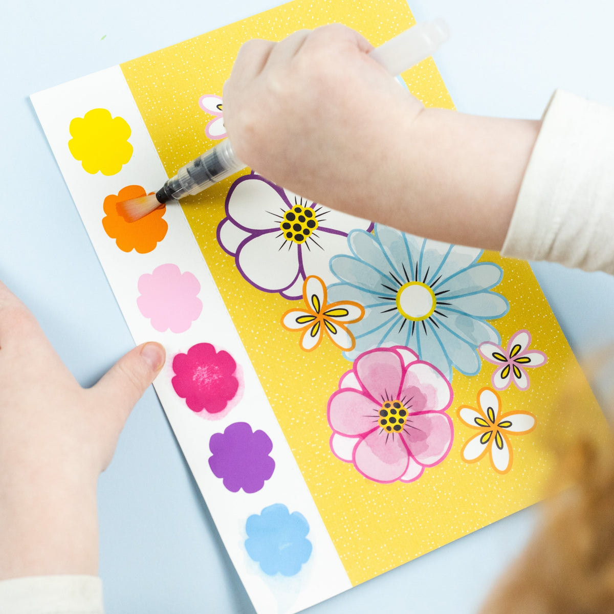 Tiger Tribe Paint a Picture Set - Butterflies & Flowers in Single