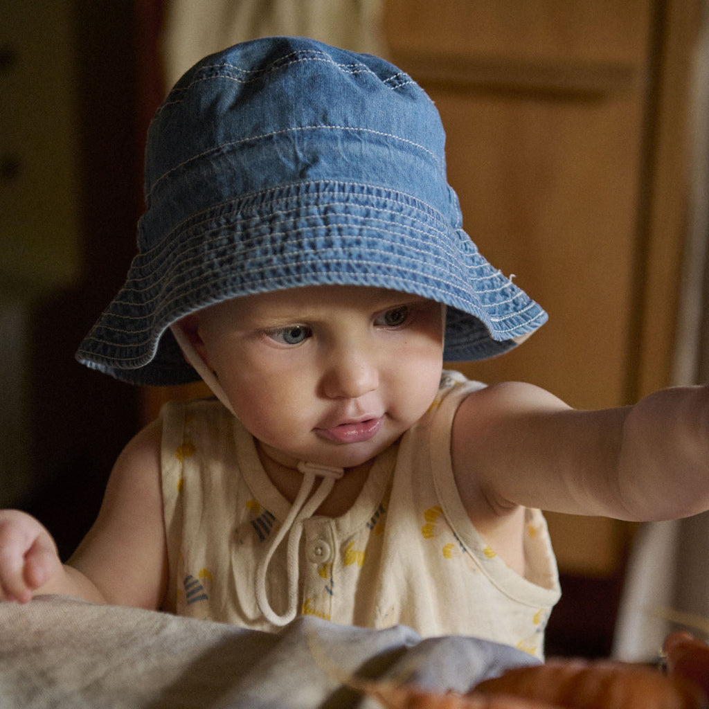 Nature Baby CEDAR SUIT MUSLIN in Fish Fable Print