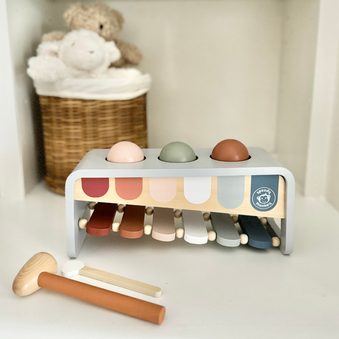 Speedy Monkey Xylo Bench - Tap Tap Xylophone in Single