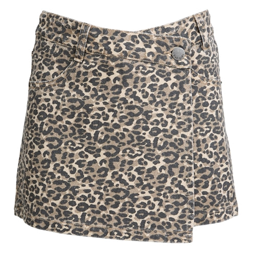 Eve Girl - Holly Leopard Skort (8-16)