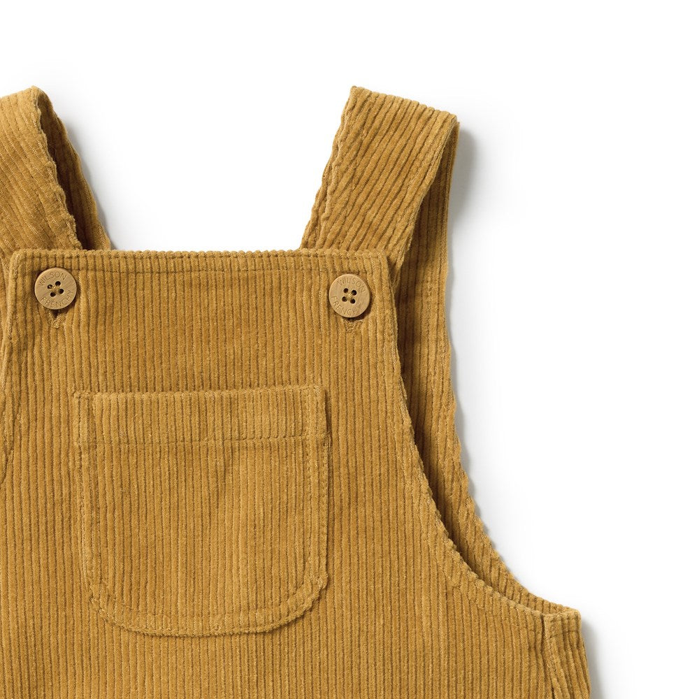 Wilson and Frenchy Amber Glow Organic Cord Overall in Amber Glow