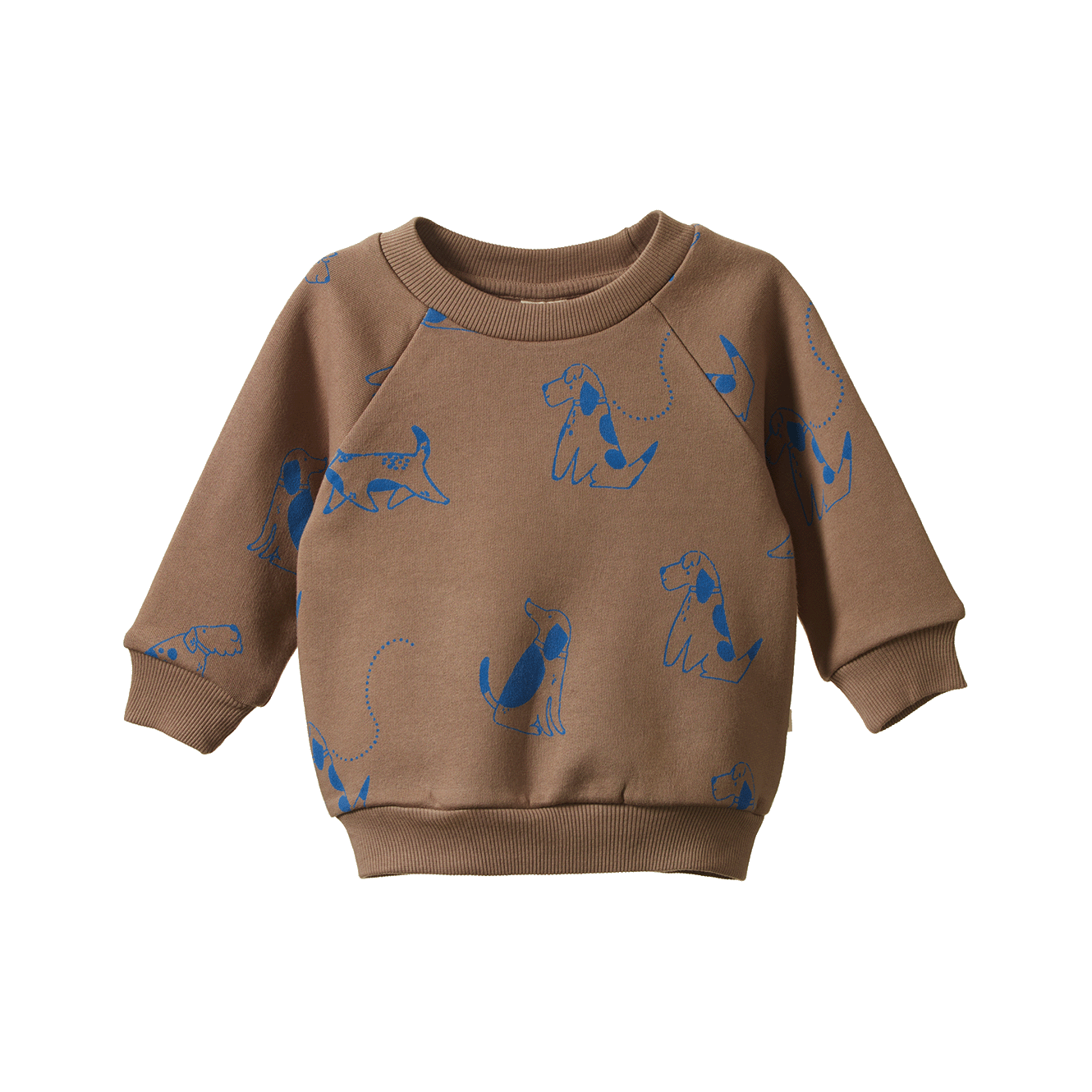 Nature Baby Emerson Sweater in Dog Walks Print