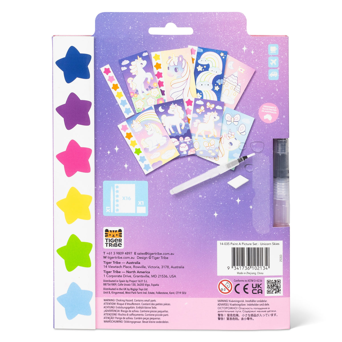 Tiger Tribe Paint a Picture Set - Unicorn Skies in Single