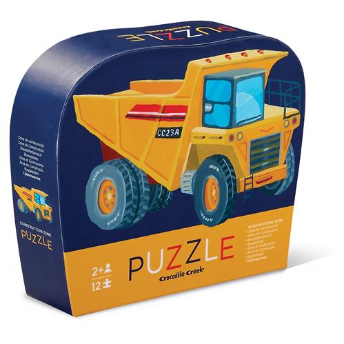 Crocodile Creek - Mini Puzzle - 12pc - Construction Zone
