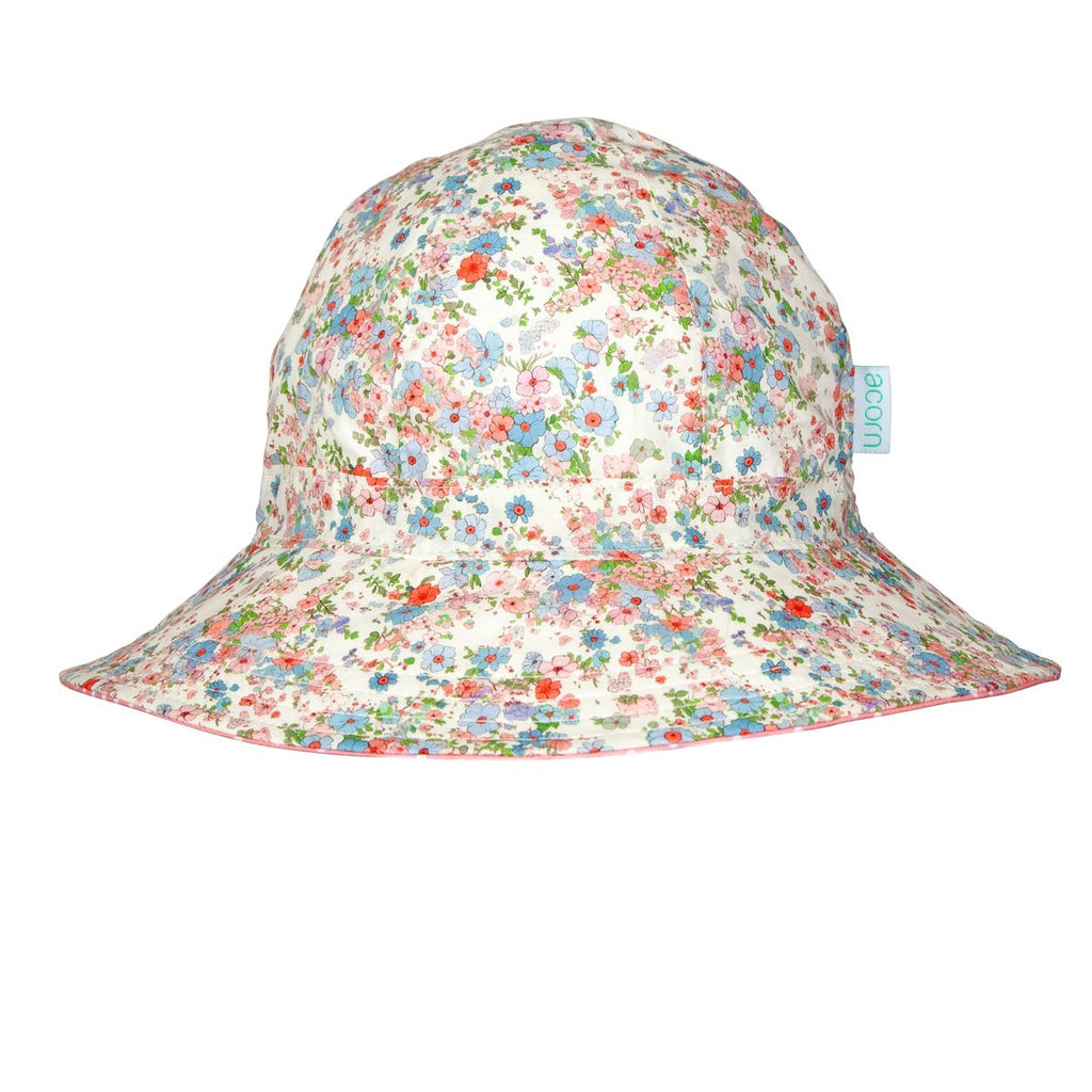 Acorn Kids Celeste Wide Brim Sunhat in Cream, Pink and Blue