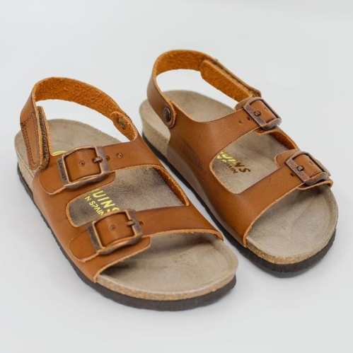 Genuins - Kindu Vachetta Sandal in Brown