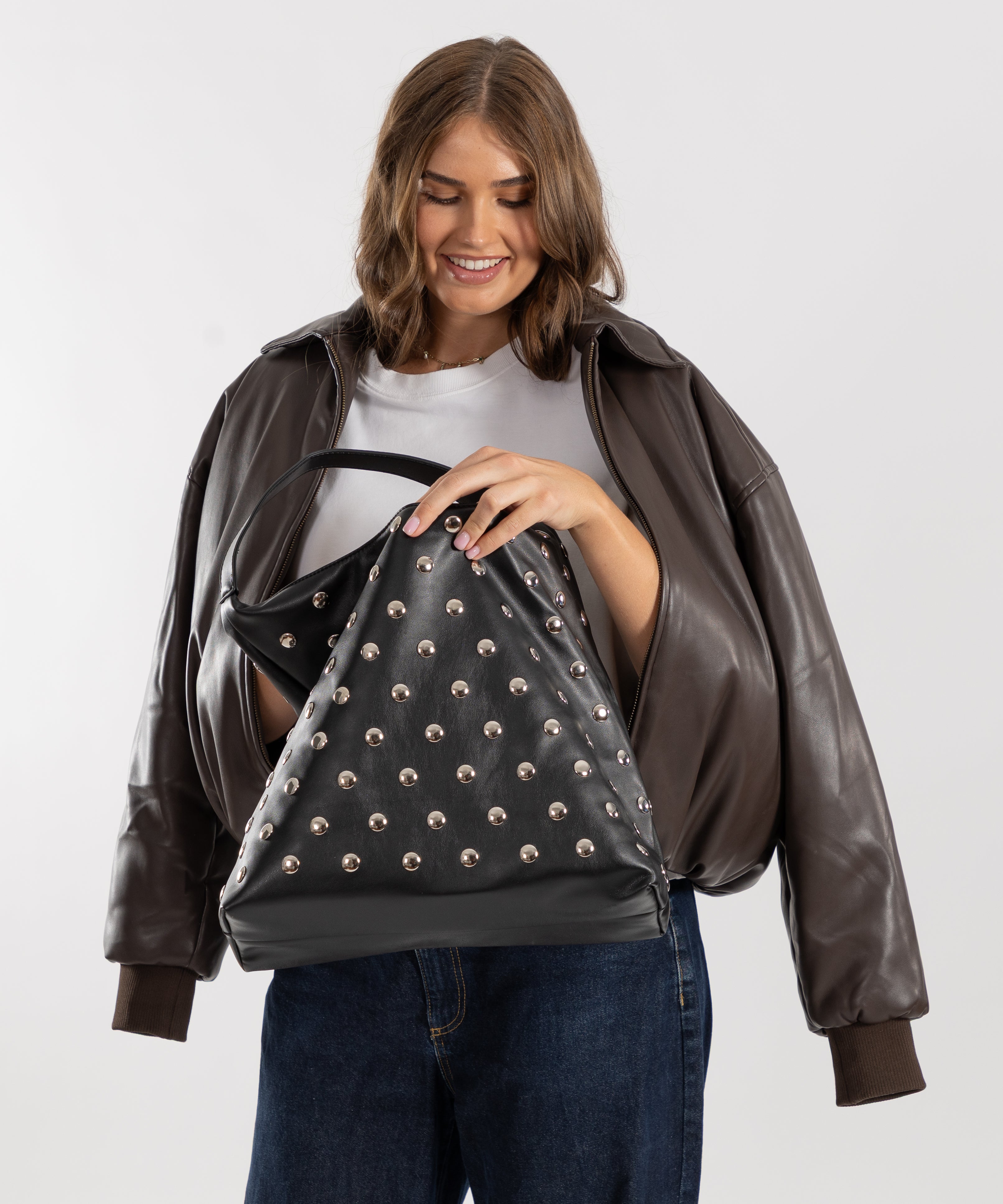 Sassy Duck Genevieve Shoulder Bag Black