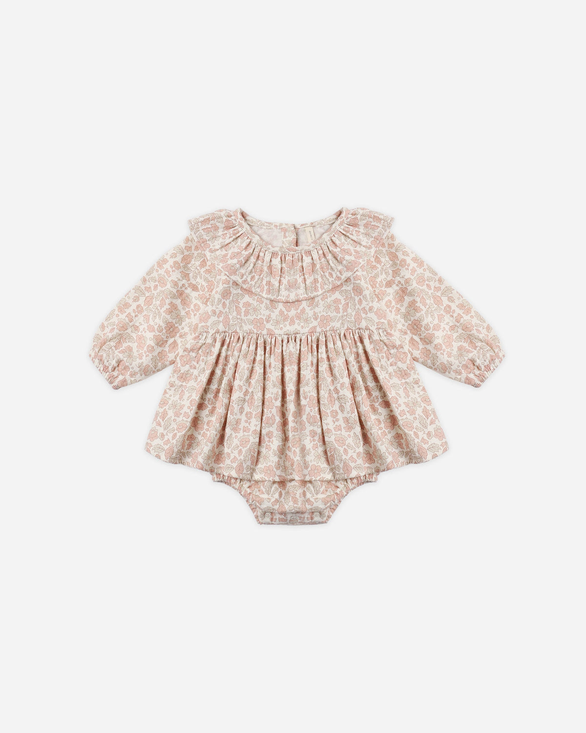 Quincy Mae Thalia Romper Pink Blossom in IVORY