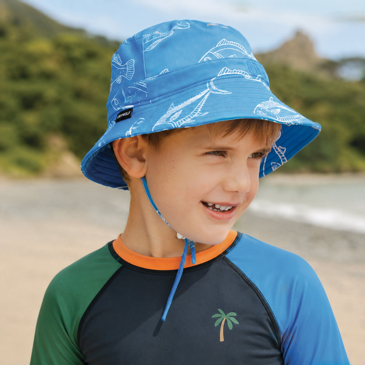 Crywolf SWIM BUCKET HAT Saltwater in Single