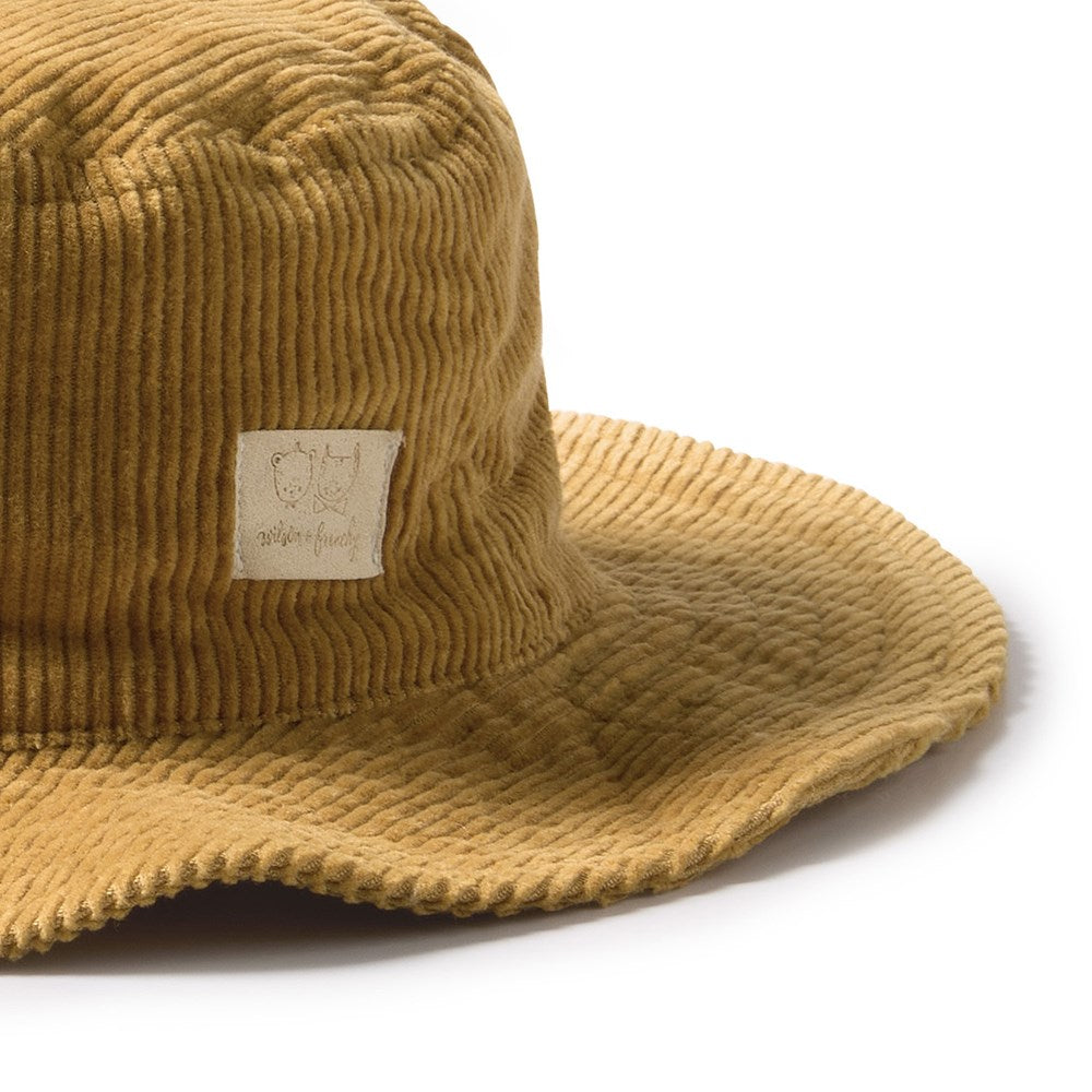 Wilson and Frenchy Amber Glow Organic Cord Sun Hat in Amber Glow