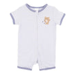 Bebe - Axel Organic Stripe SS Zipsuit