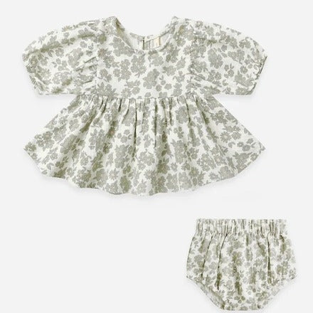 Quincy Mae - Fancy Set - Green Floral