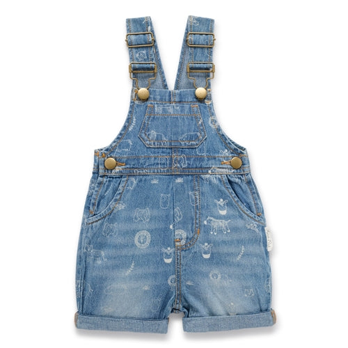 Aster & Oak - Mid Denim Safari Overalls