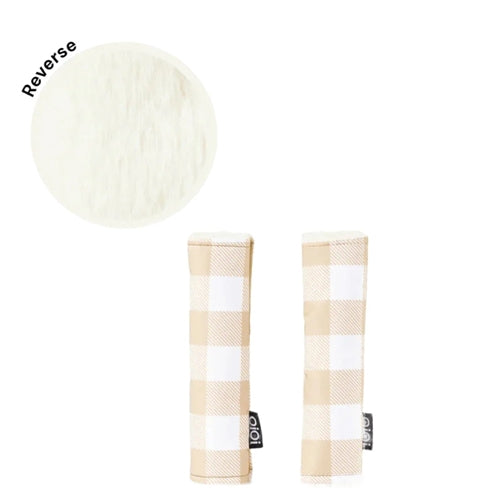 OIOI - Harness Cover - gingham/Faux Fur