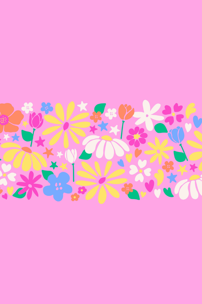 Milky Clothing Groovy Garden Tee in Pink