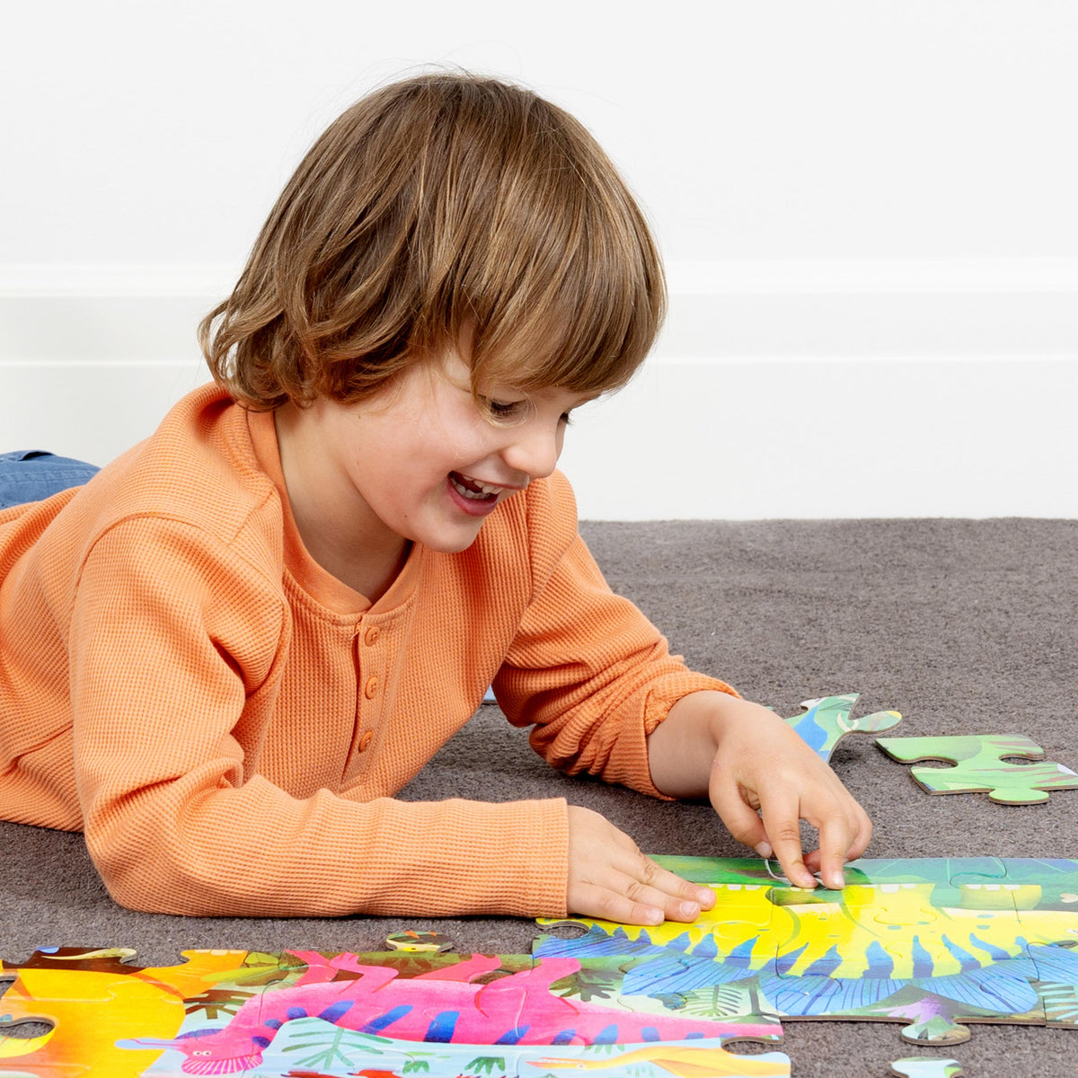 Crocodile Creek Classic Floor Puzzle 36 pc - Dino Land in Single