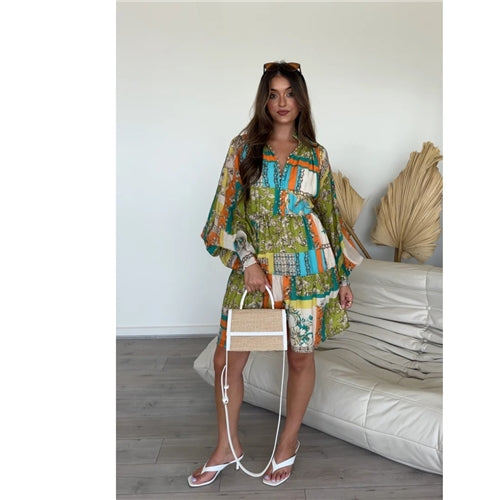 Jatea the Label - Sicily Yellow Dreams Midi Dress