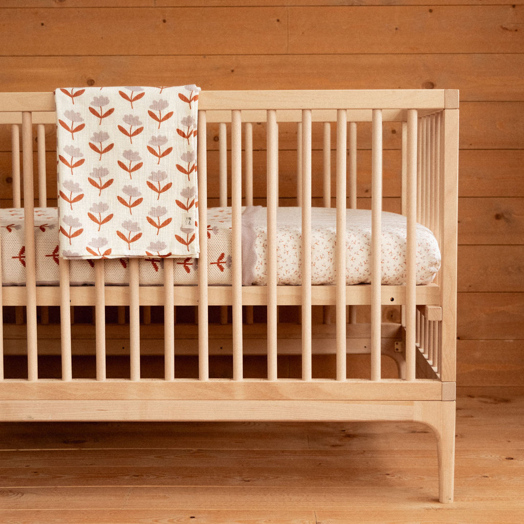 Nature Baby MUSLIN WRAP in Fleurette Print