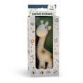 Tikiri - Giraffe Rubber Teether Rattle & Bath Toy with Retail Box