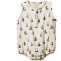 Nature Baby - Cedar Suit Muslin - Regatta Print (NBSS25)