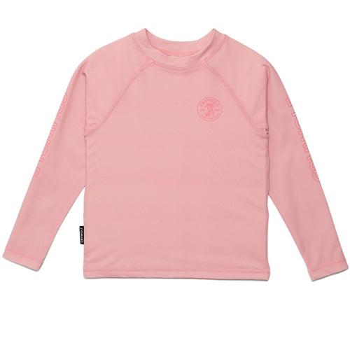 Crywolf - Long Sleeve Rash Vest - Pink (Lucky Days)