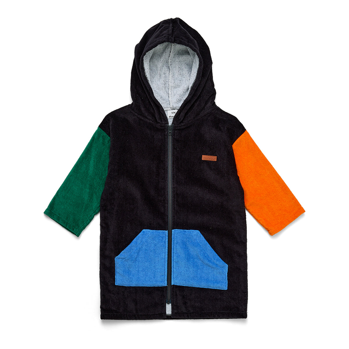 Crywolf ZIP-UP TOWEL Seaside Colourblock in Single