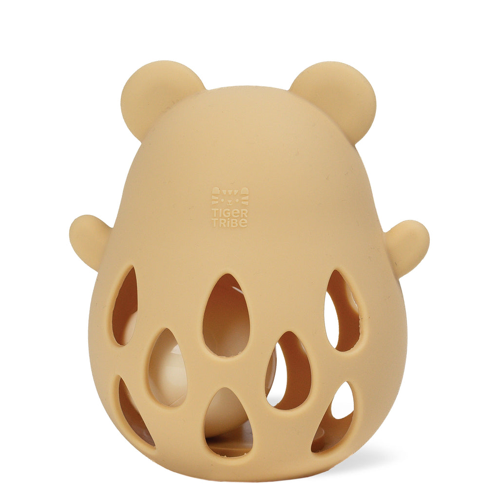 Tiger Tribe Silicone Rattle - Bear in Single