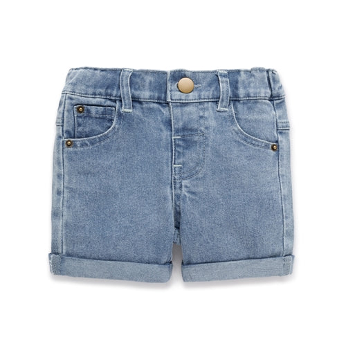 Aster & Oak - Mid Wash Denim Shorts (AOS25)