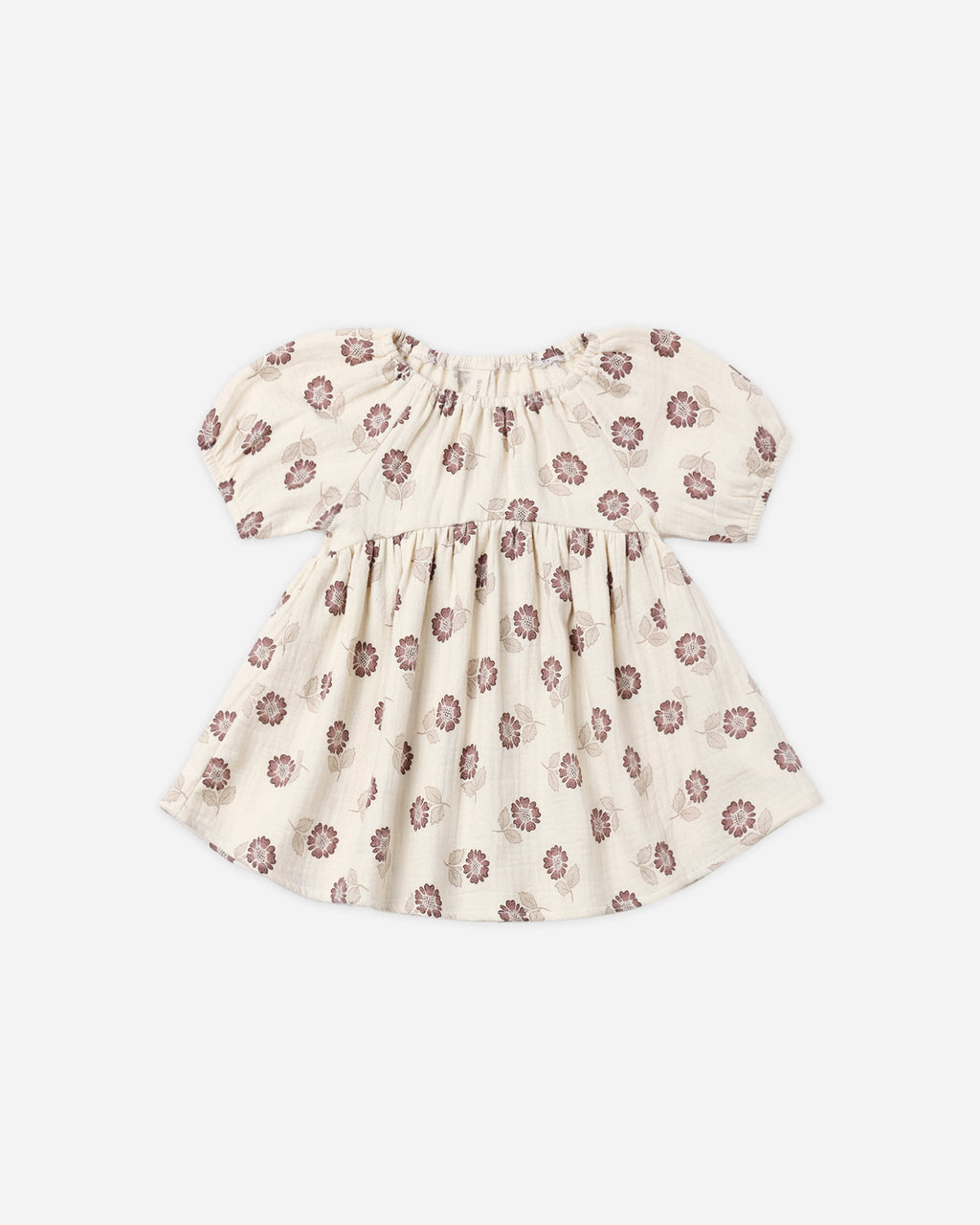 Quincy Mae Bella Dress Fall Floral in NATURAL