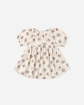 Quincy Mae Bella Dress Fall Floral in NATURAL