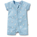 Wilson & Frenchy - Sunny Seagulls Organic Pointelle Boyleg Zipsuit (WFS25)