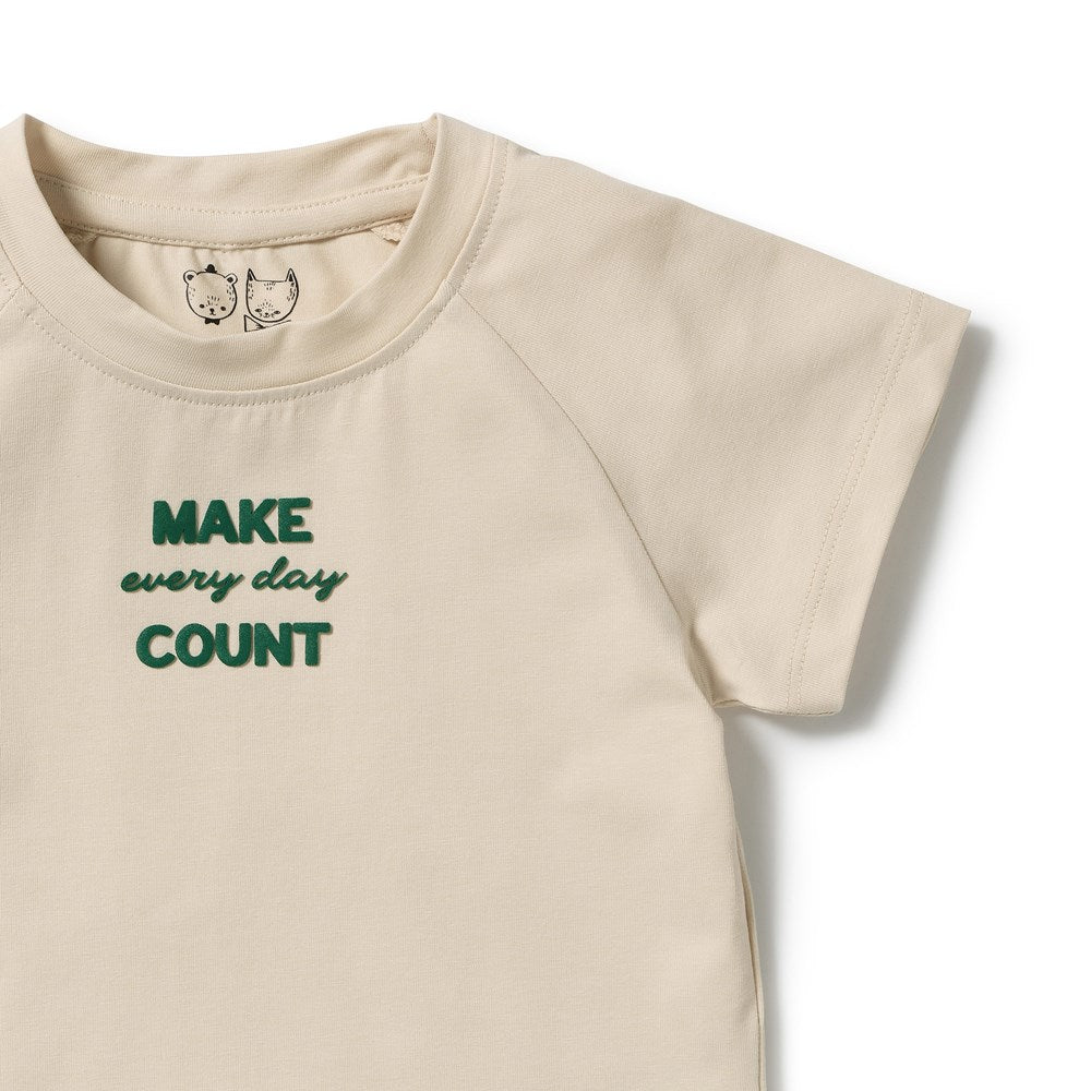 Wilson and Frenchy Make Every Day Count Organic Tee in Make Every Day Count