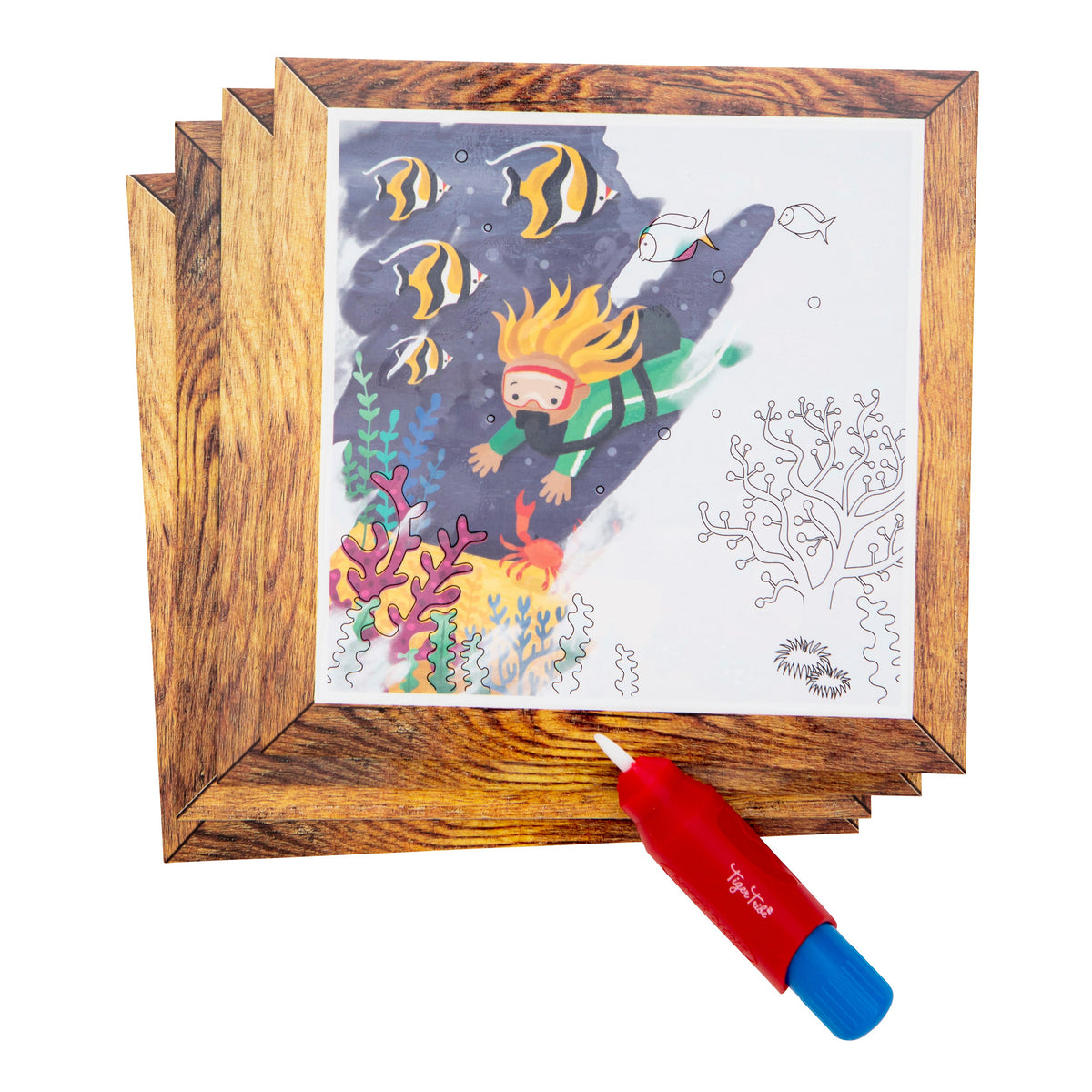 Tiger Tribe Magic Painting World - Ocean in Single