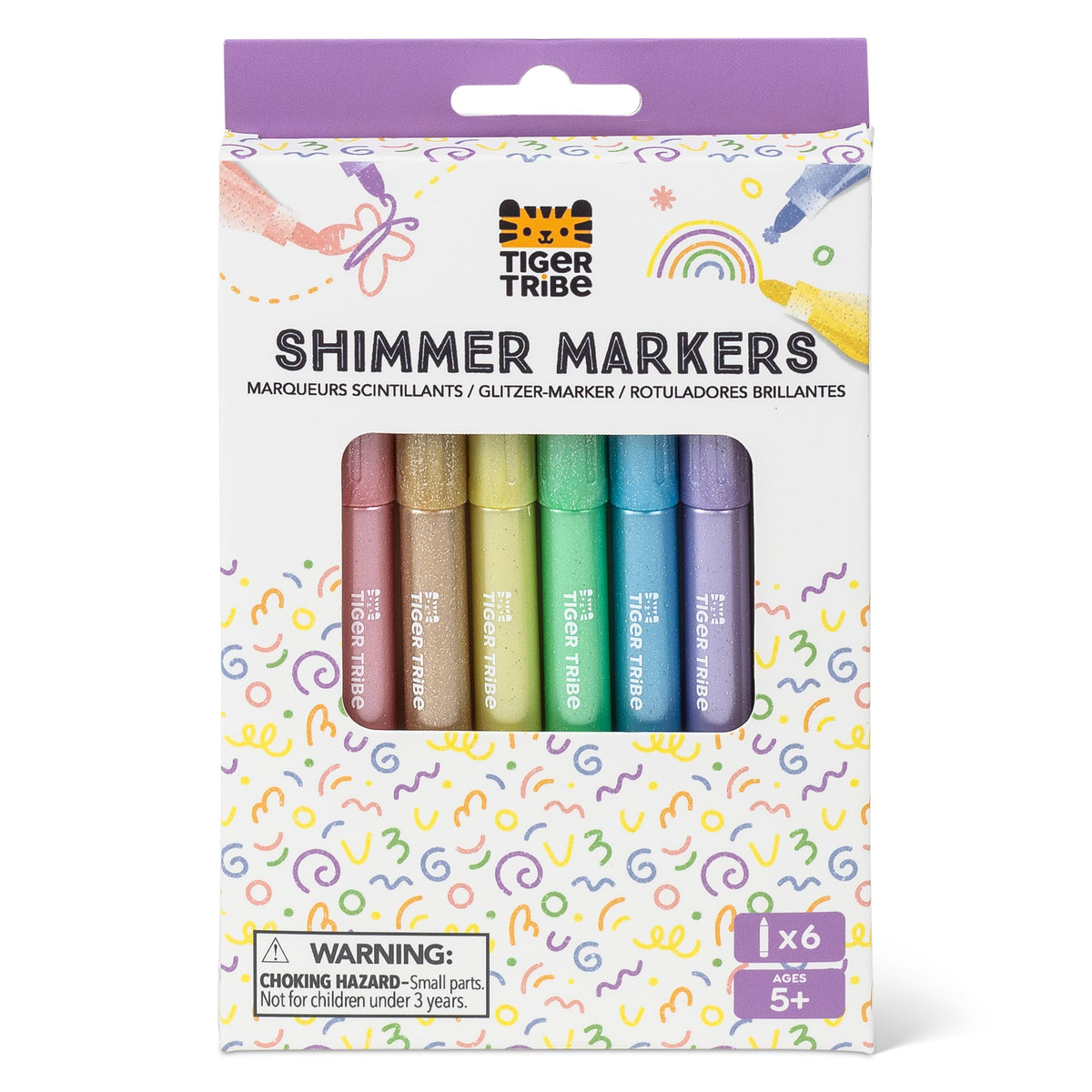 Tiger Tribe Shimmer Markers in Single