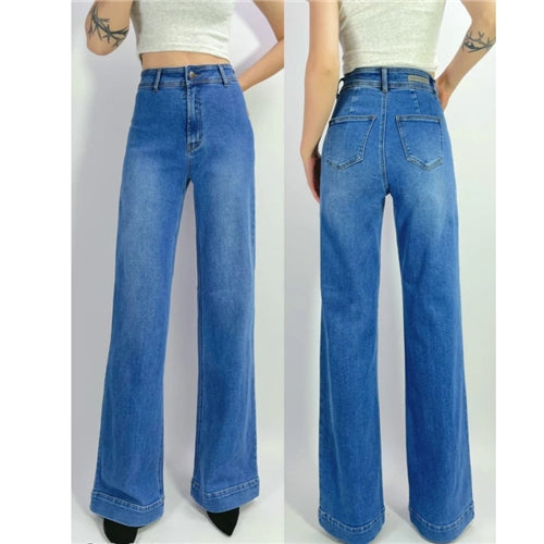 Country Denim - High Rise Stretchy Jean - Mid Denim