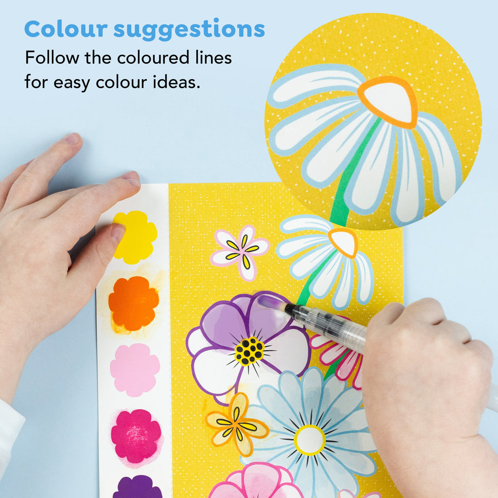 Tiger Tribe Paint a Picture Set - Butterflies & Flowers in Single