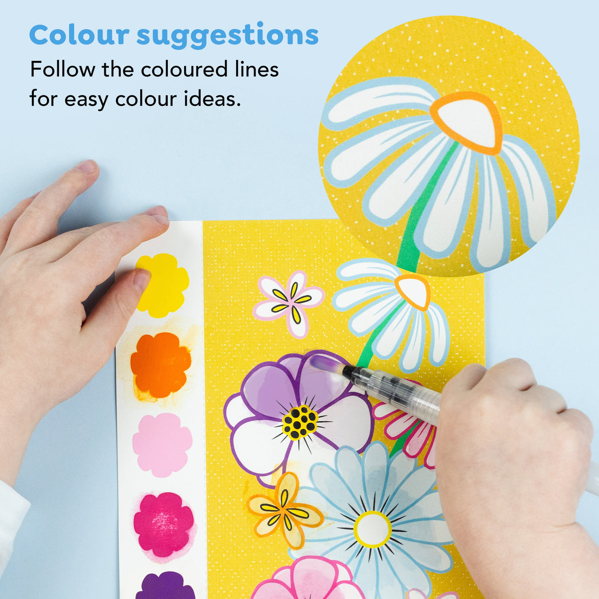 Tiger Tribe Paint a Picture Set - Butterflies & Flowers in Single