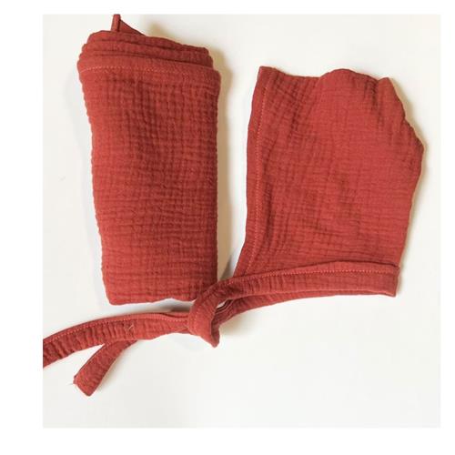 Little MizzDolly - Swaddle Set - Rust