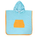 ACORN - Light Blue Terry Towelling Hooded Towel