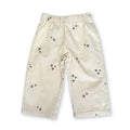 Grown - Organic Denim Wild Flower Embroidery Pant - Milk