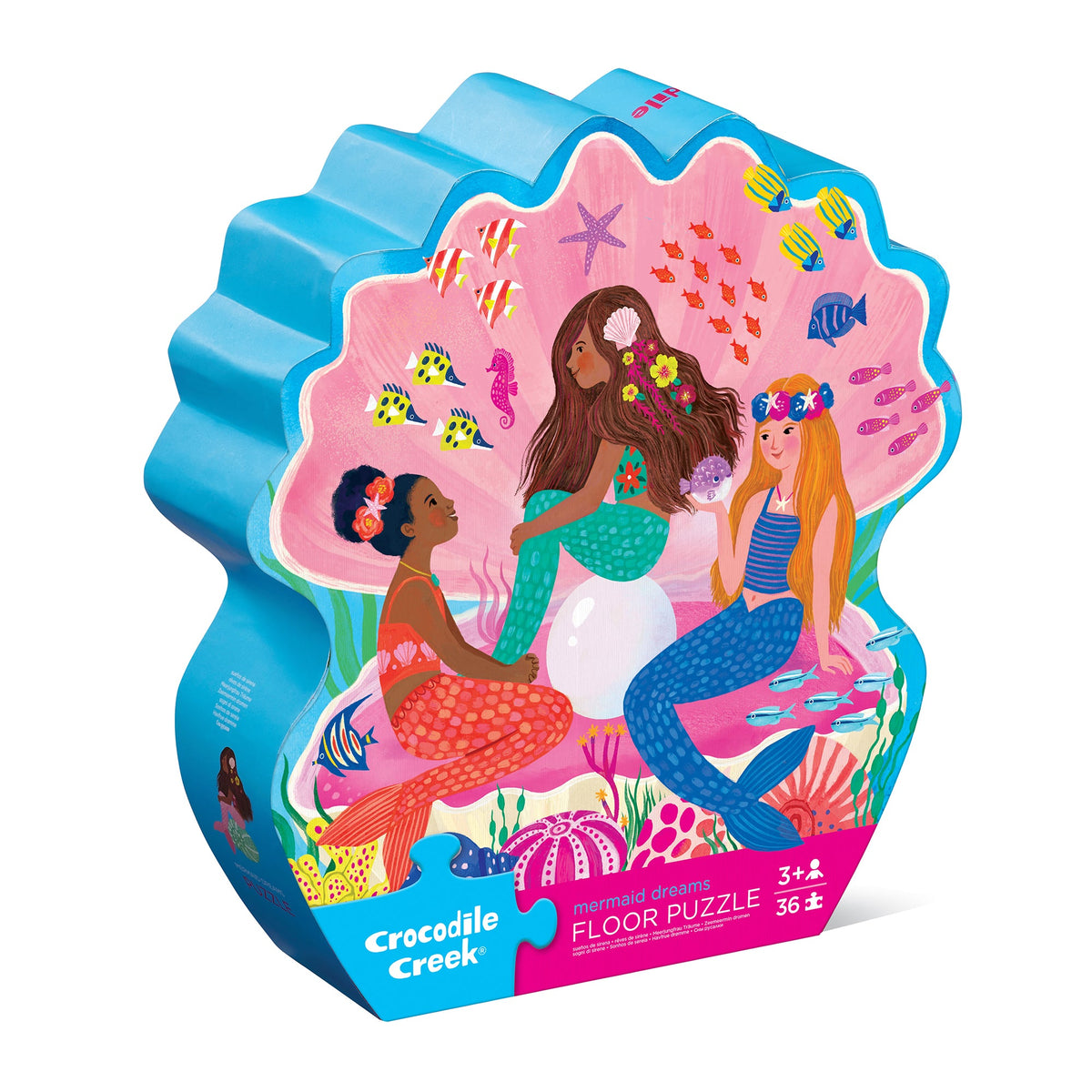 Crocodile Creek Classic Floor Puzzle 36 pc - Mermaid Dreams in Single