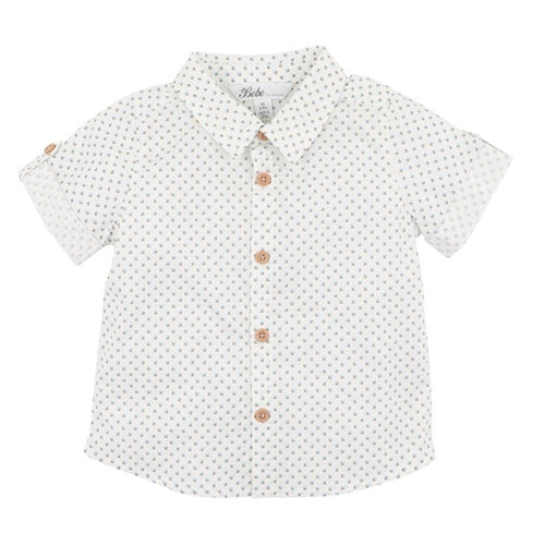 Bebe - Roman Geo Print SS Shirt