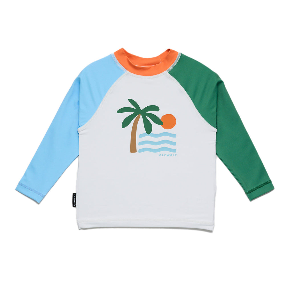 Crywolf BABY RASH VEST Seaside Colourblock in Single