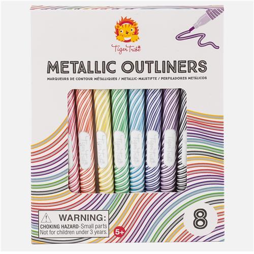 Tiger Tribe - Metallic Outlines