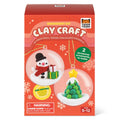 Tiger Tribe Clay Craft - Ornament Kit - Snowman & Tree in Single