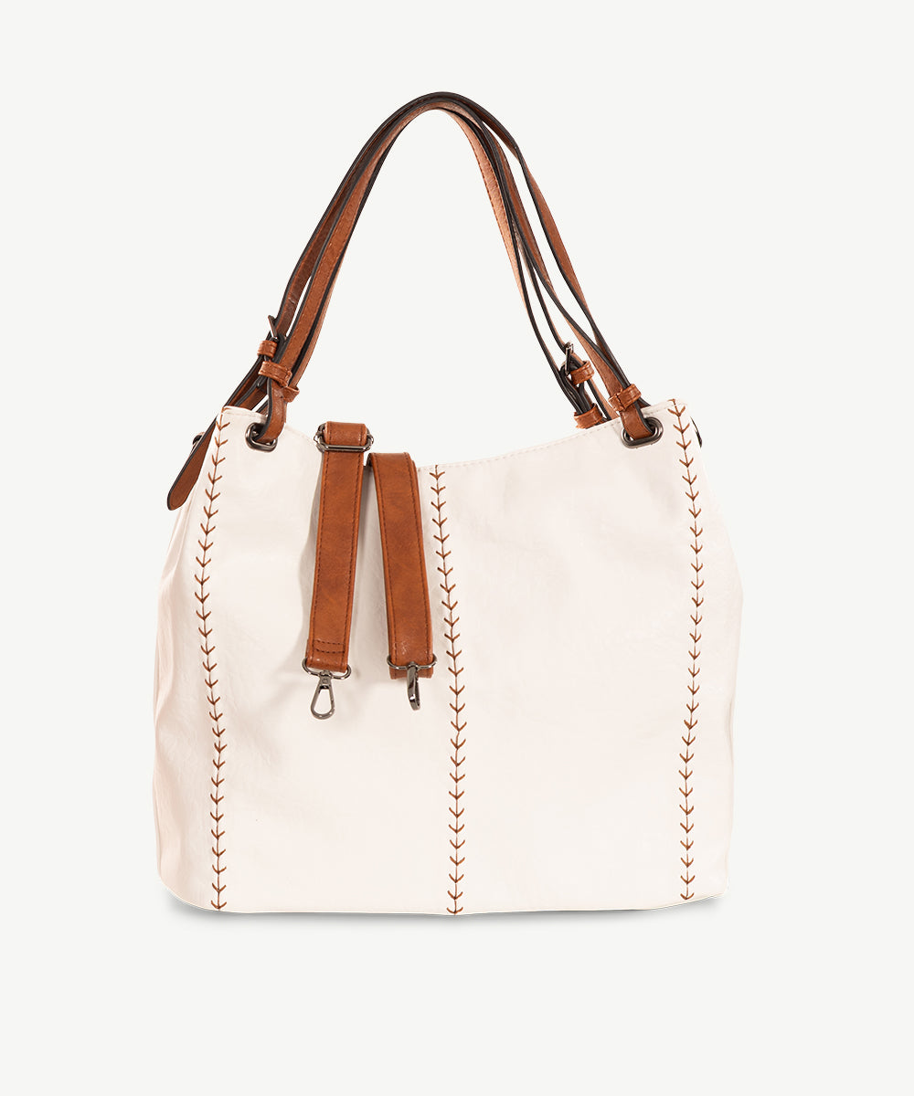 Sassy Duck Margot Shoulder Bag White