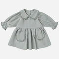 Quincy Mae - Marisol Dress - Steel Blue