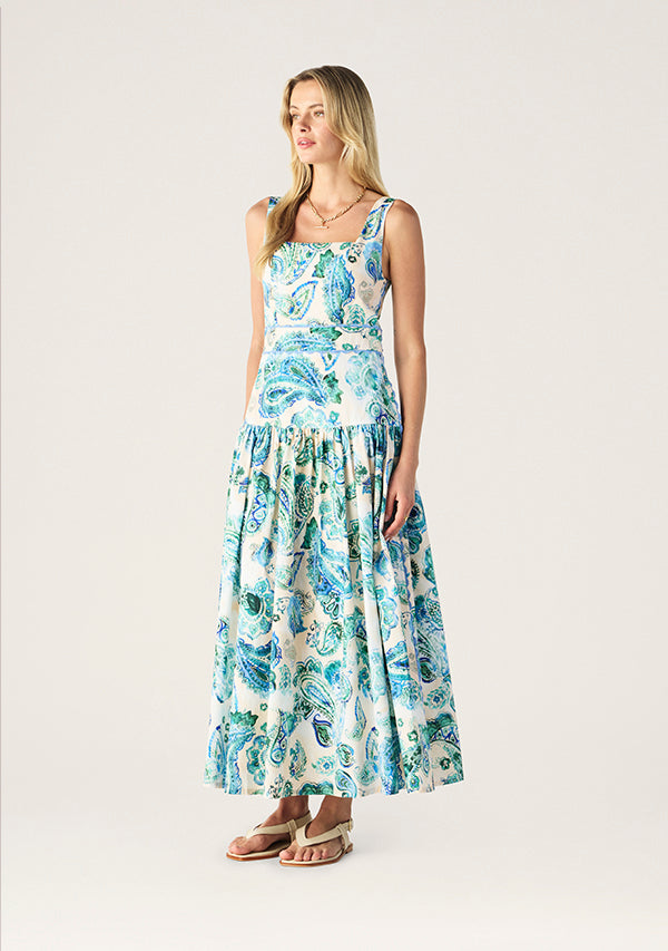 Mos The Label Opaline Print Maxi Dress in Opaline Print