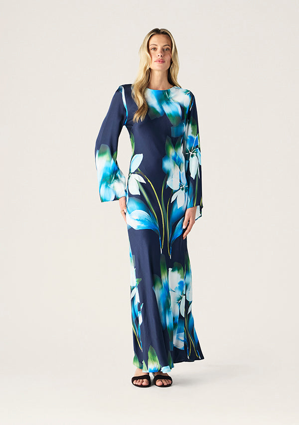 Mos The Label Bloom Maxi Dress in Bloom Print