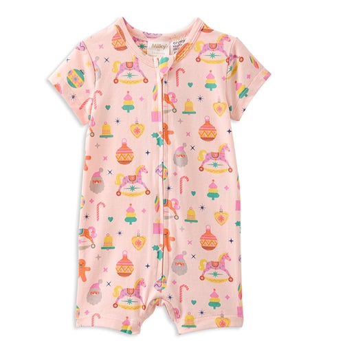 Milky - Candy Cane Zip Romper (MS25)